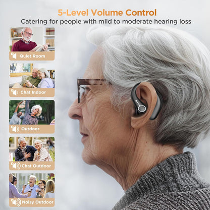 YOOTIN F-Aid Smart Digital BTE Hearing Aids for Seniors